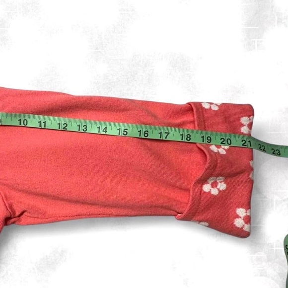 Y2K Girly Colorful Flower Cardigan With Flower Button Closure. - Picture 6 of 7